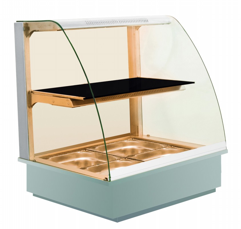 Bild 1: Nordcap Wärmevitrine HOT MARIE 112-70 offen